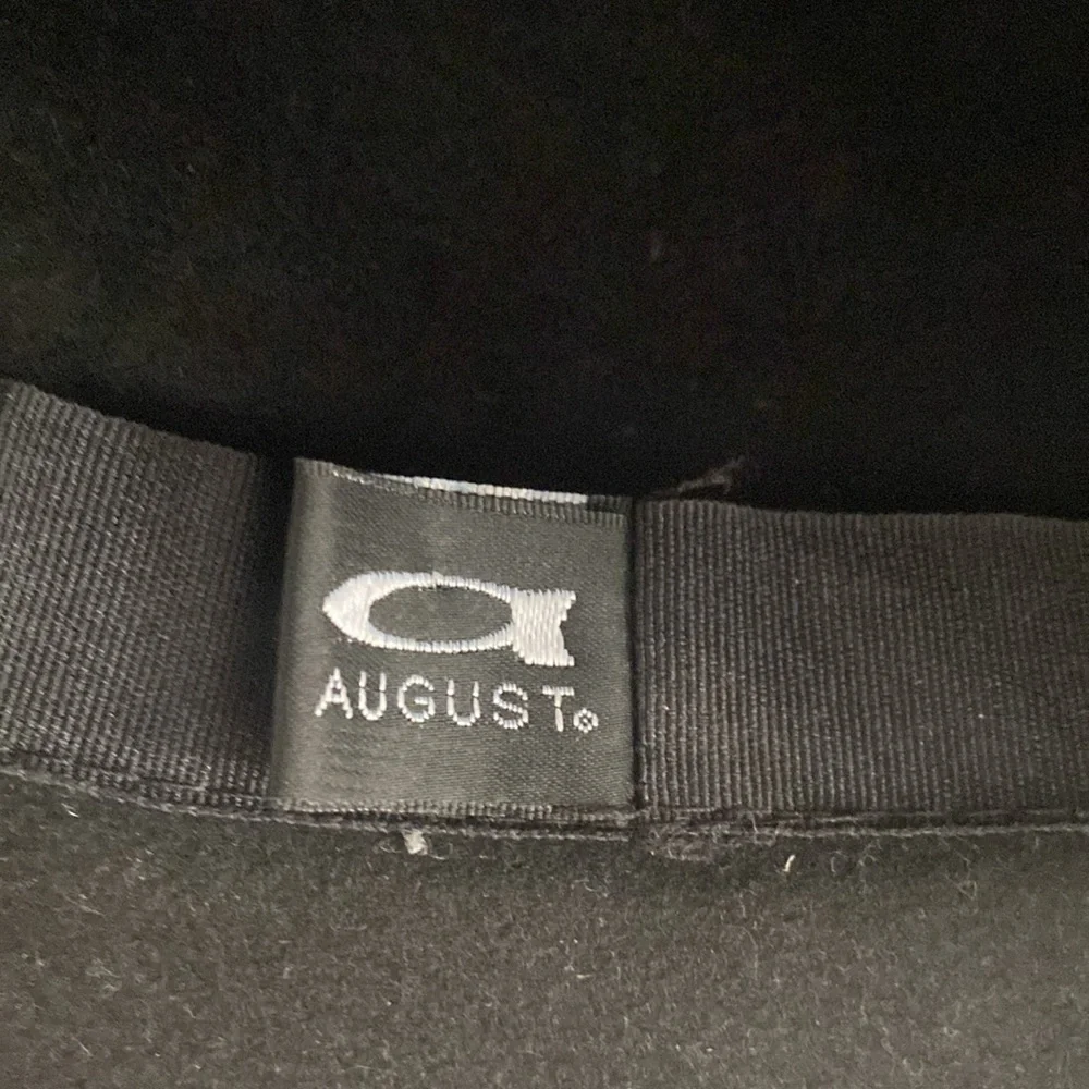 August Hat Company Black Cloche Wool Hat Adjustable Inside Sizing OS - Picture 3 of 4